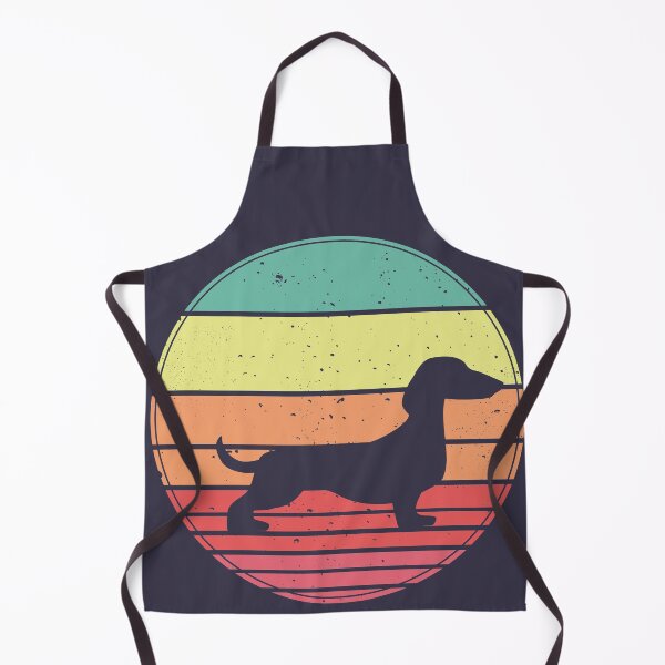 Item preview, Dachshund Vintage Retro Sunset designed and sold by faudeltn.