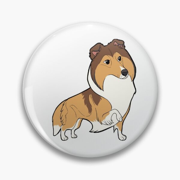 Item preview, ROUGH COLLIE (sable) - chibi designed and sold by mexicanine.
