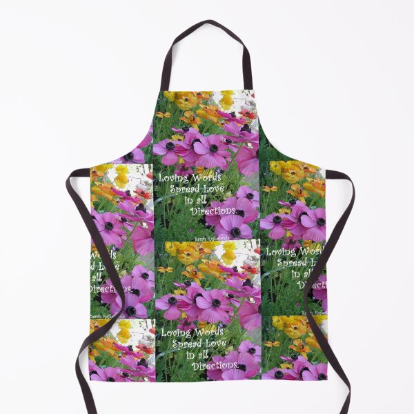 Item preview, Loving Words Speard Love In All Directions Floral - Inspirational Quote designed and sold by Sarah Rajkotwala.