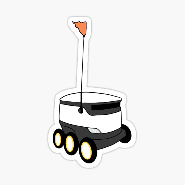 starship robot Ole Miss Sticker