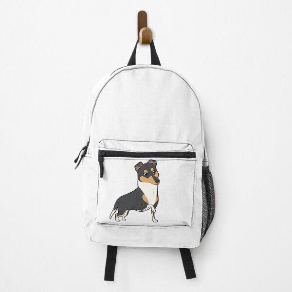 Item preview, SMOOTH COLLIE (black tri) - chibi designed and sold by mexicanine.