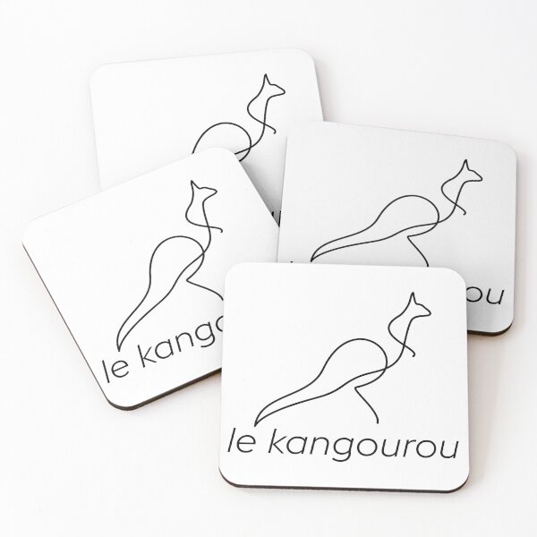 Aperçu de l'œuvre Le kangourou, le kangourou, un dessin au trait créée et vendue par Elis-Art.