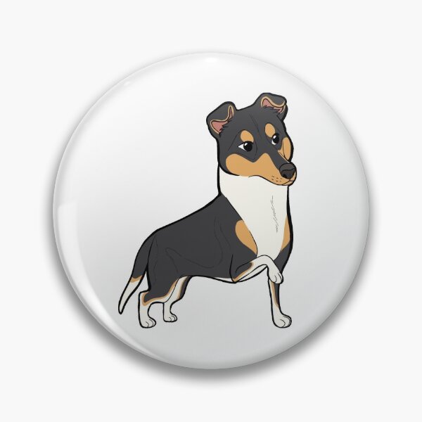 Item preview, SMOOTH COLLIE (black tri) - chibi designed and sold by mexicanine.