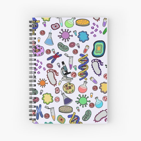 Aesthetic science collage  Spiral Notebook