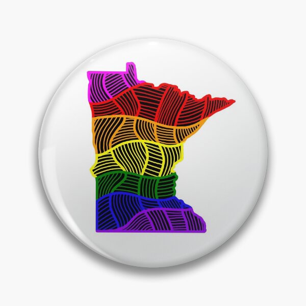 Item preview, Rainbow Minnesota designed and sold by ClaresColoring.