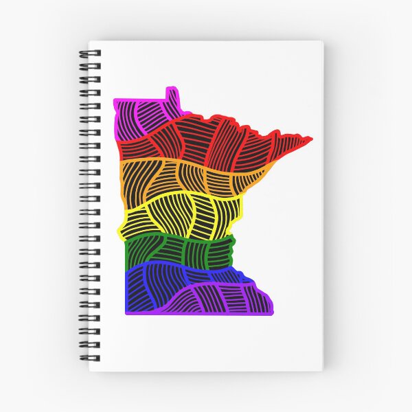 Item preview, Rainbow Minnesota designed and sold by ClaresColoring.