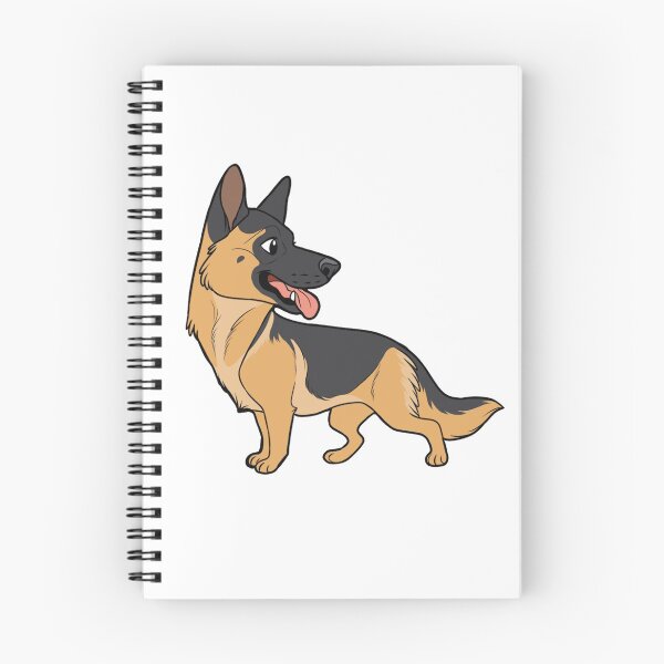 Item preview, GERMAN SHEPHERD (tan saddle) - chibi designed and sold by mexicanine.