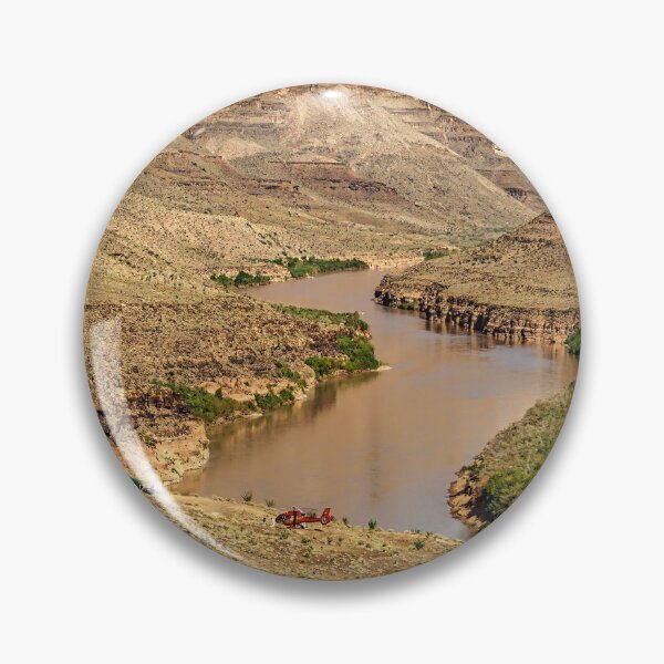 Item preview, The Red Helicopter - Colorado River - Grand Canyon designed and sold by Yannik Hay.