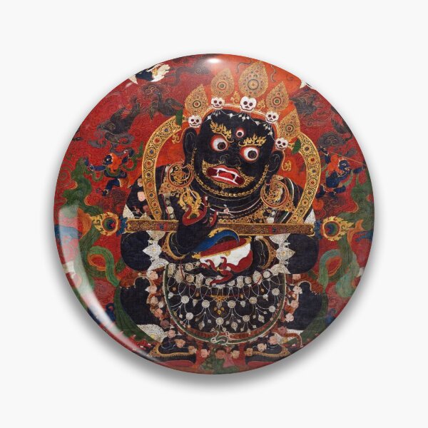 Item preview, Mahakala, Protector of the Tent (Tibetan Buddhism, Restored Artwork) designed and sold by PromoteProgress.