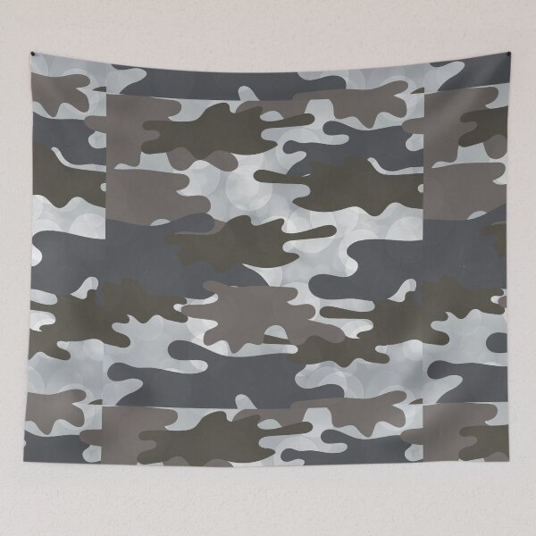 Item preview, Dark Gray Military Camouflage  designed and sold by aboniteblanc.