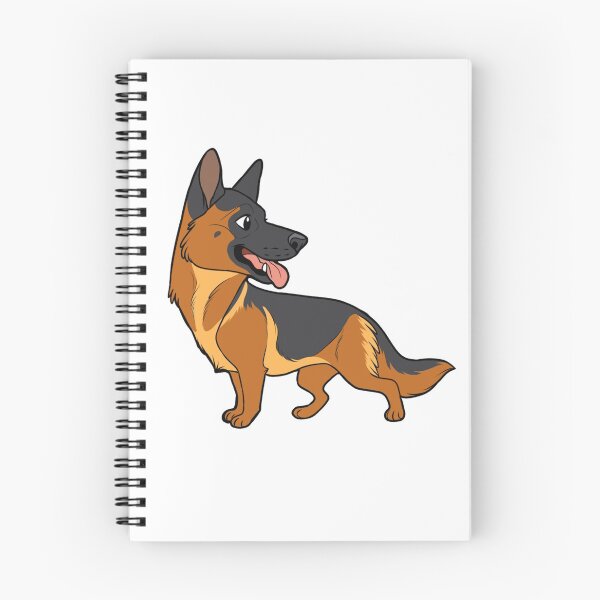 Item preview, GERMAN SHEPHERD (red saddle) - chibi designed and sold by mexicanine.
