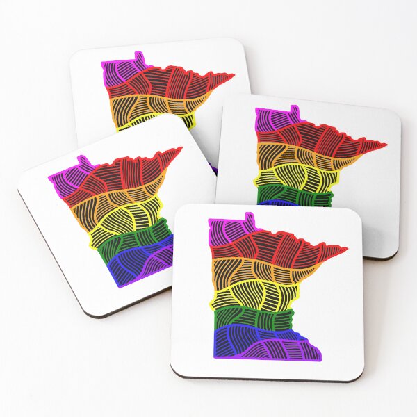 Item preview, Rainbow Minnesota designed and sold by ClaresColoring.