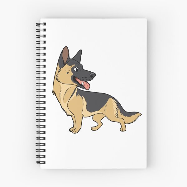 Item preview, GERMAN SHEPHERD (cream saddle) - chibi designed and sold by mexicanine.