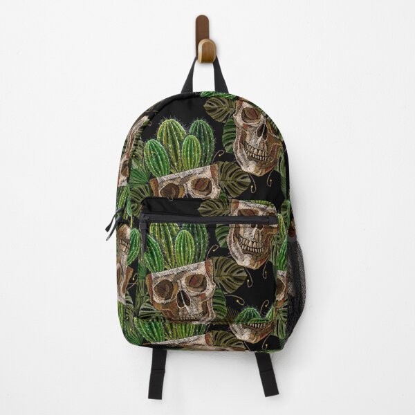 Item preview, Human skull and cactus designed and sold by matrioshka.