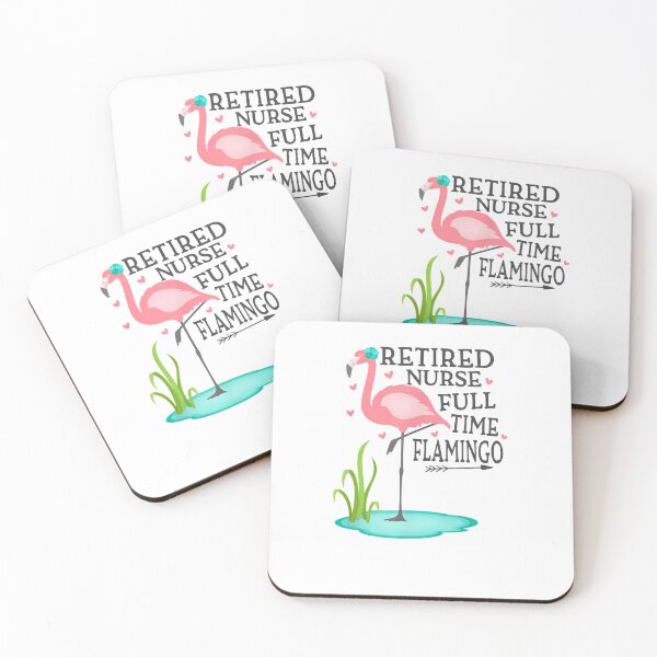 Item preview, Retired Nurse Full Time Flamingo designed and sold by whitneyiott9632.