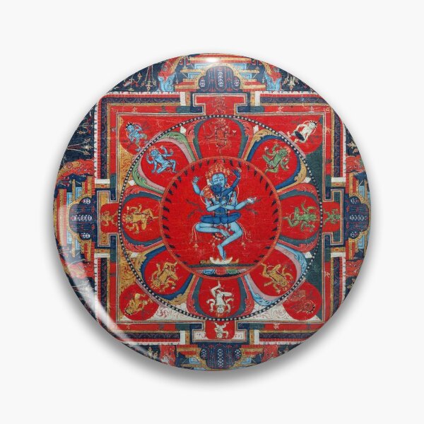 Item preview, Hevajra Mandala (Tibetan Buddhism, Restored Artwork) designed and sold by PromoteProgress.