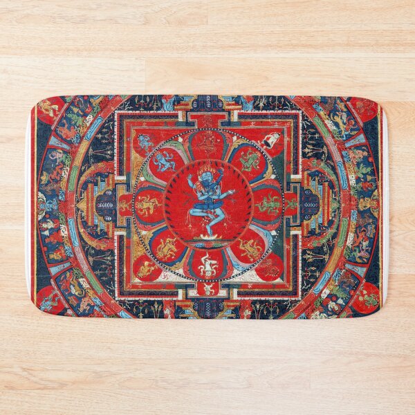 Item preview, Hevajra Mandala (Tibetan Buddhism, Restored Artwork) designed and sold by PromoteProgress.