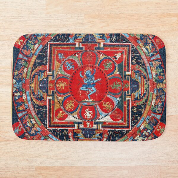 Artikelvorschau, Hevajra Mandala (tibetischer Buddhismus, restauriertes Kunstwerk) entworfen und verkauft von PromoteProgress.