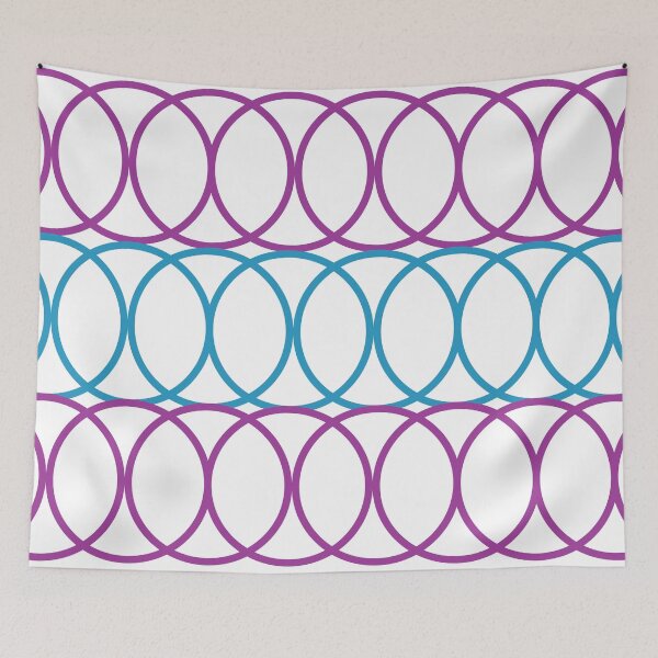 Item preview, Linked Purple Landscape designed and sold by ErinLP.