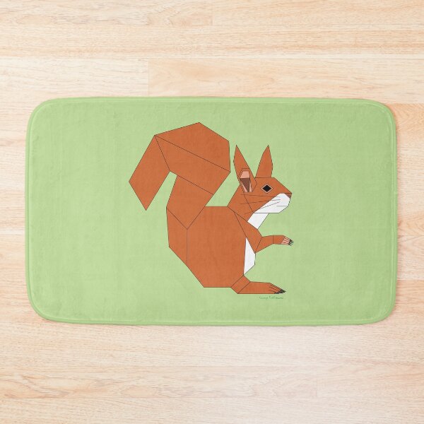 Item preview, Geometric Red Squirrel without background designed and sold by Caseymakesart.
