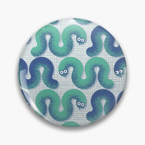 Item preview, Little funny snakes (Turquoise and Blue) designed and sold by lents.