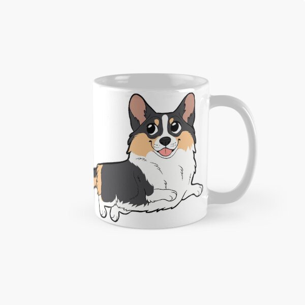 Artikelvorschau, CARDIGAN CORGI (dreifarbig) - Chibi entworfen und verkauft von mexicanine.