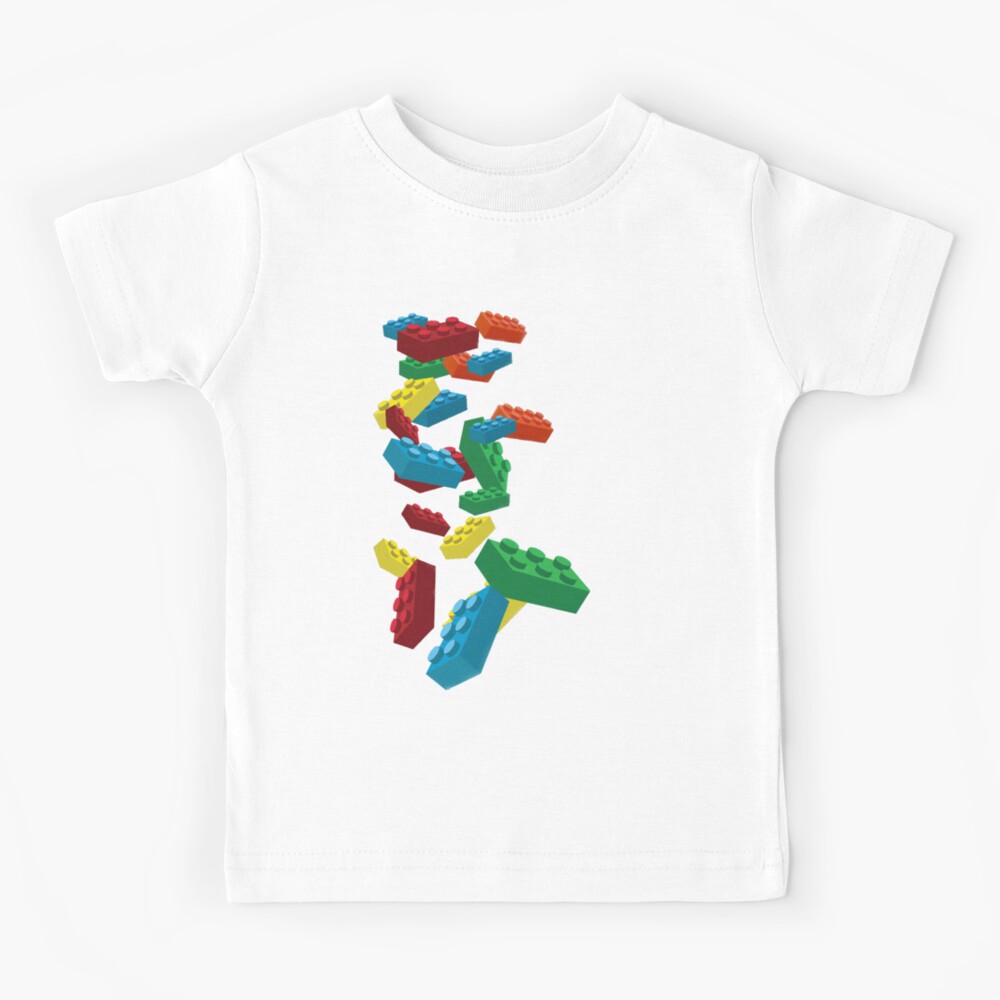 Falling Legos Kids T-Shirt