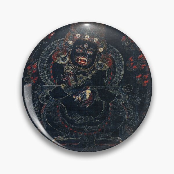 Item preview, Mahakala, Protector of the Tent (Tibetan Buddhism, Restored Artwork) designed and sold by PromoteProgress.