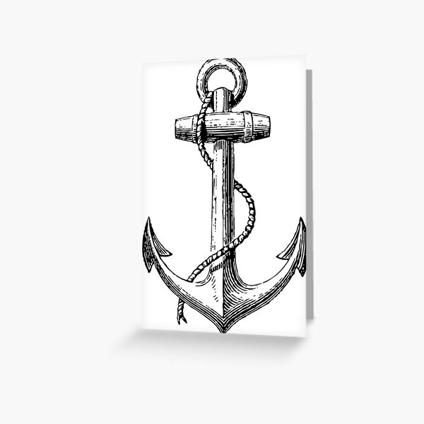 Ahoy Anchor - Greeting Card
