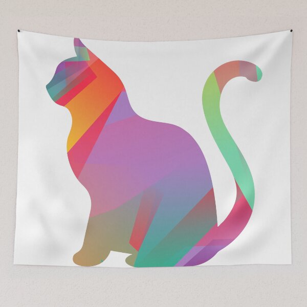 Item preview, Cat Geometric Wpap Style designed and sold by ahmadnusyirwan.