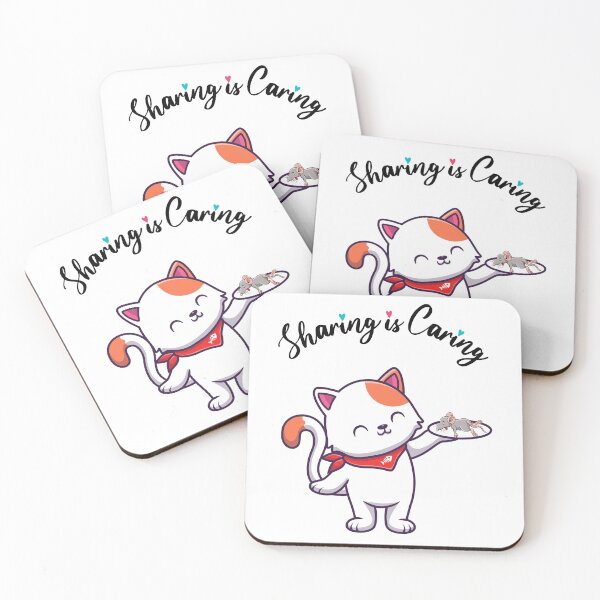 Item preview, Sharing is caring - loving cat designed and sold by My-Best-Life.