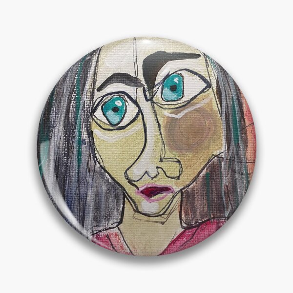 Item preview, Weird and Funky Abstract Portrait designed and sold by Lori Rivera.