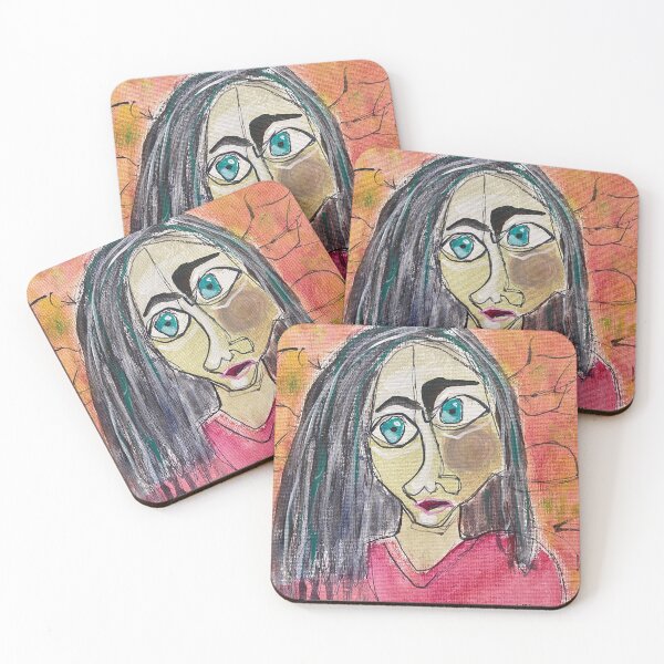 Item preview, Weird and Funky Abstract Portrait designed and sold by Lori Rivera.