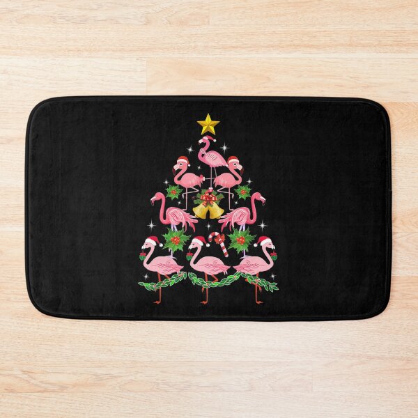 Item preview, Santa Claus Flamingo Christmas Tree designed and sold by whitneyiott9632.