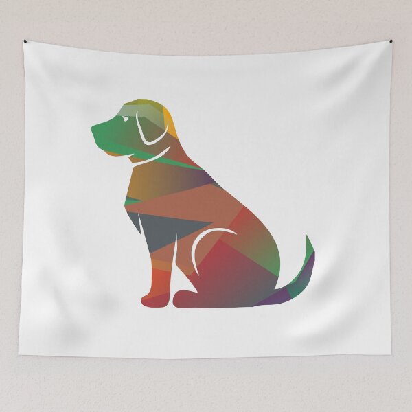 Item preview, Dog Geometric Wpap Style designed and sold by ahmadnusyirwan.