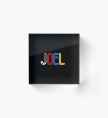 Joel - Your Personalised Products Acrylic Block