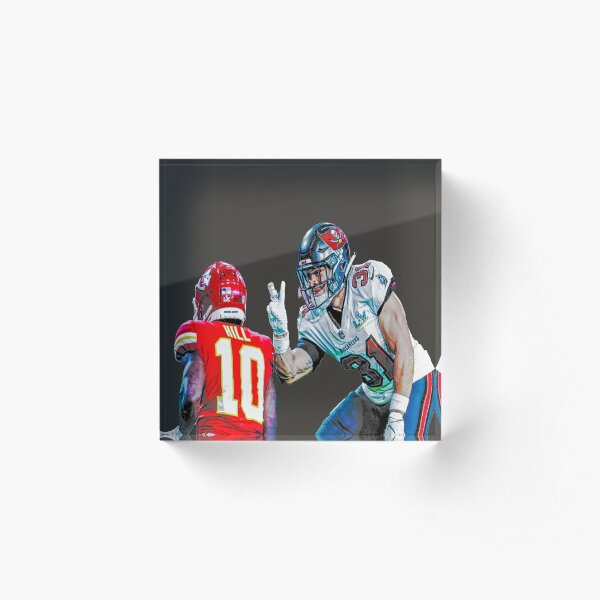 Antoine Winfield Jr. 'Peace Out' Art Acrylic Block