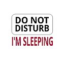 Do Not Disturb I M Sleeping Tote Bag By Coolfuntees Redbubble