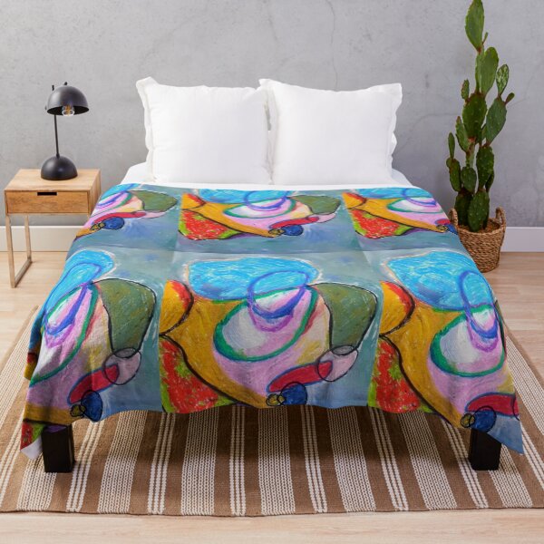 Item preview, Funky Collection Original Oil Pastel and Acrylic Painting VIVBRAD Design Collection  designed and sold by vivbrad.