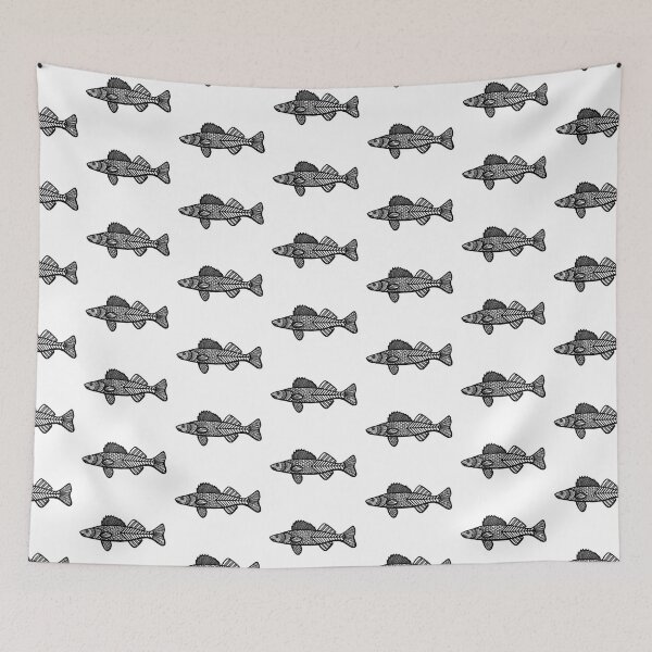 Item preview, Walleye Zentangle designed and sold by ClaresColoring.