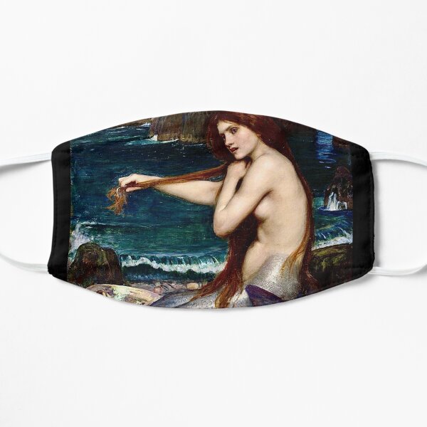 “A Mermaid” by John William Waterhouse 1900 Flat Mask
