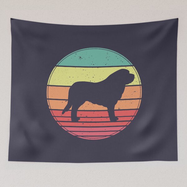 Item preview, Saint Bernard Vintage Retro Sunset designed and sold by faudeltn.
