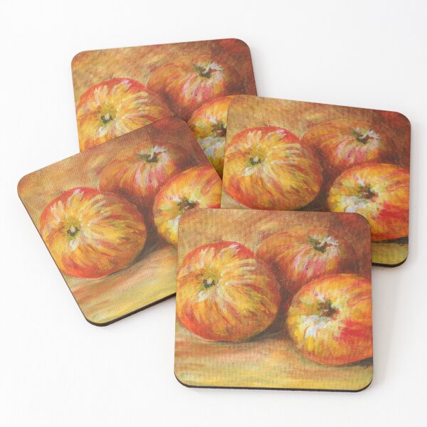 Item preview, Autumn Apple Art in Acrylic designed and sold by RebeccaEllisArt.