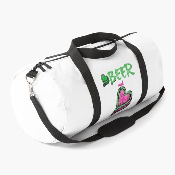 Item preview, Beer and love hearts in green and pink designed and sold by vibeno1.