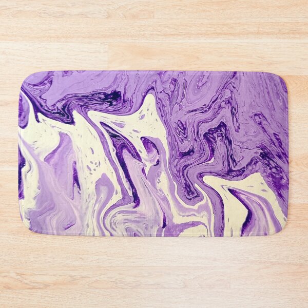 Item preview, Purple and cream pour designed and sold by Kim-Pratt.