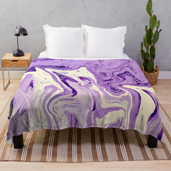 Item preview, Purple and cream pour designed and sold by Kim-Pratt.