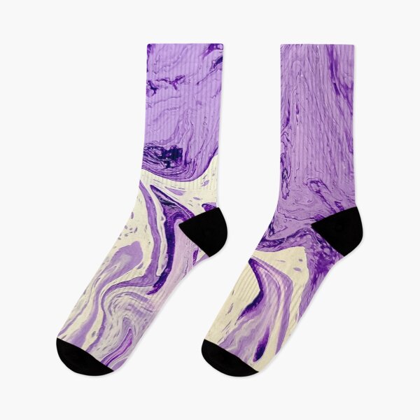Item preview, Purple and cream pour designed and sold by Kim-Pratt.