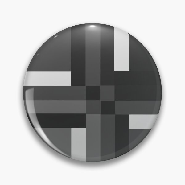 Aperçu de l'œuvre Motif géométrique de bloc de couleur noir et blanc 02 créée et vendue par vortexatelier.