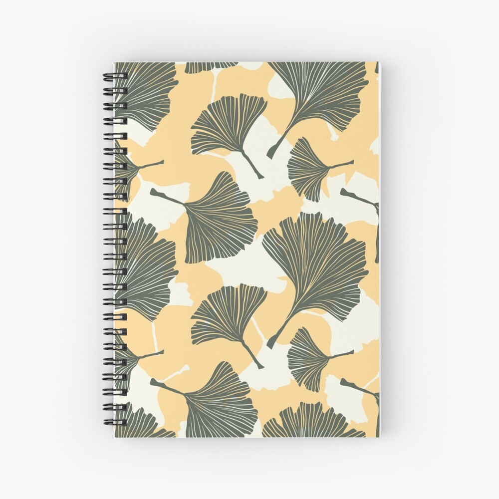 dibujo flores abstractas Cuaderno de espiral