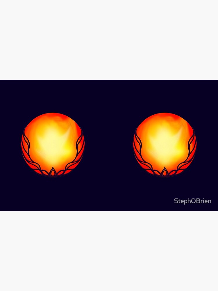 Thumbnail 6 of 6, Coffee Mug, Cradled Globes 2 - World of Fire designed and sold by StephOBrien.